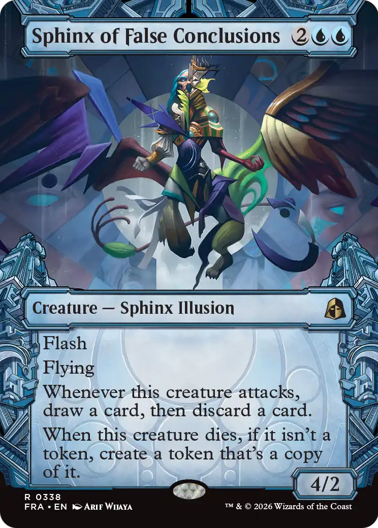 Sphinx of False Conclusions (Showcase) [Reality Fracture] | Gate City Games LLC