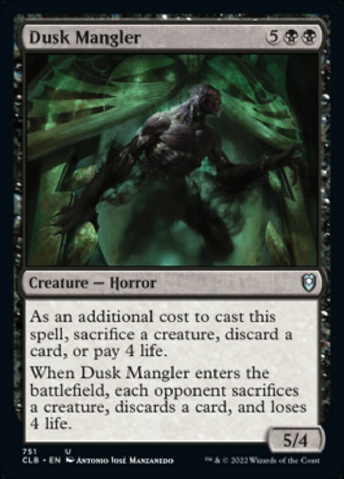 Dusk Mangler [Commander Legends: Battle for Baldur's Gate] | Gate City Games LLC