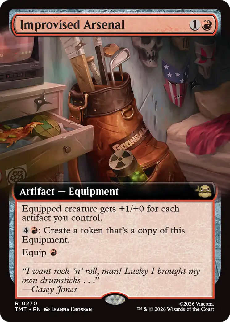 Improvised Arsenal (Extended Art) [Teenage Mutant Ninja Turtles] | Gate City Games LLC