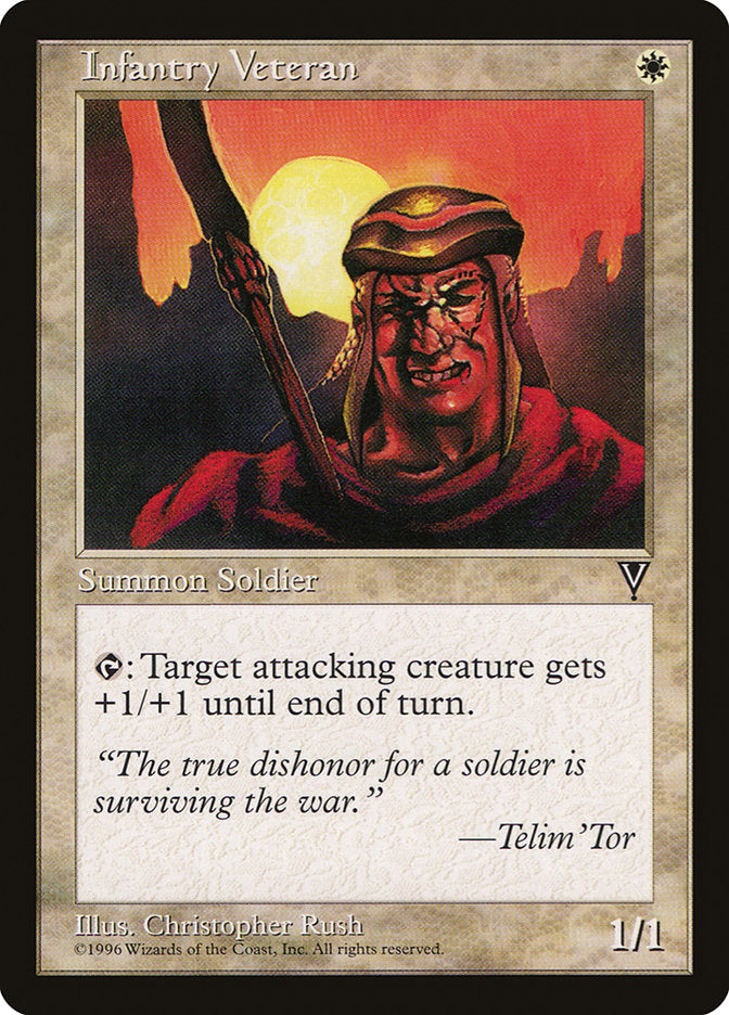 Infantry Veteran [Visions] | Gate City Games LLC