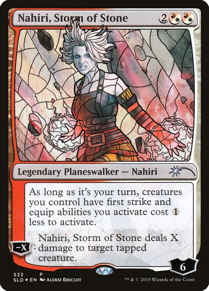 Nahiri, Storm of Stone (Stained Glass) [Secret Lair Drop Promos] | Gate City Games LLC