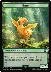 Bird (0017) // Wizard (0015) Double-Sided Token [FINAL FANTASY Tokens] | Gate City Games LLC