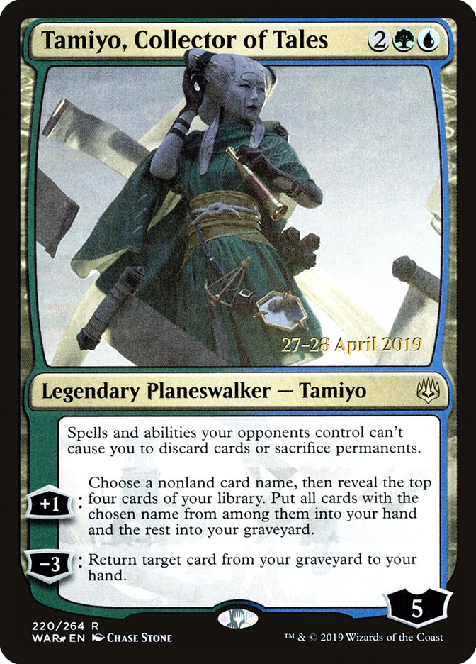 Tamiyo, Collector of Tales [War of the Spark Prerelease Promos] | Gate City Games LLC