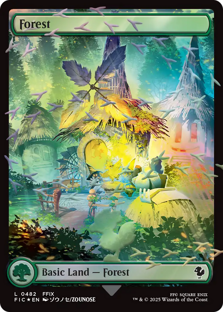 Forest (Chocobo Track Foil) [FINAL FANTASY Commander] | Gate City Games LLC