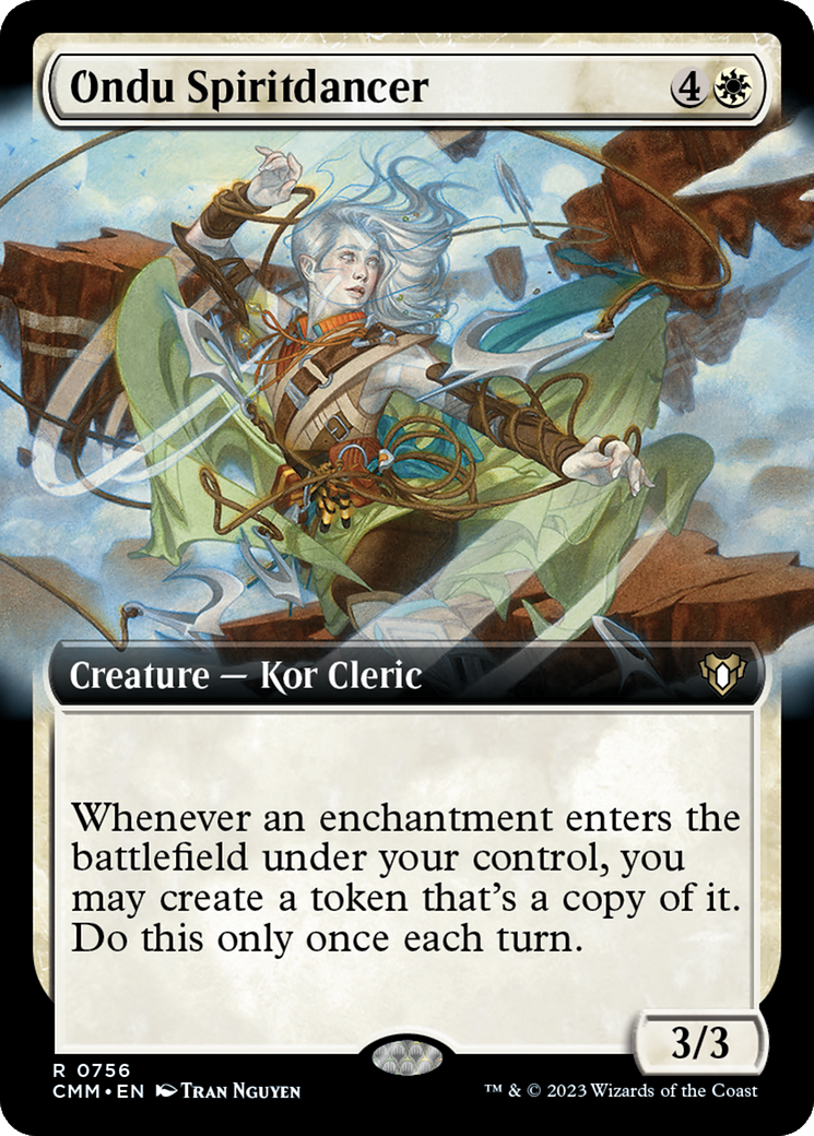 Ondu Spiritdancer (Extended Art) [Commander Masters] | Gate City Games LLC