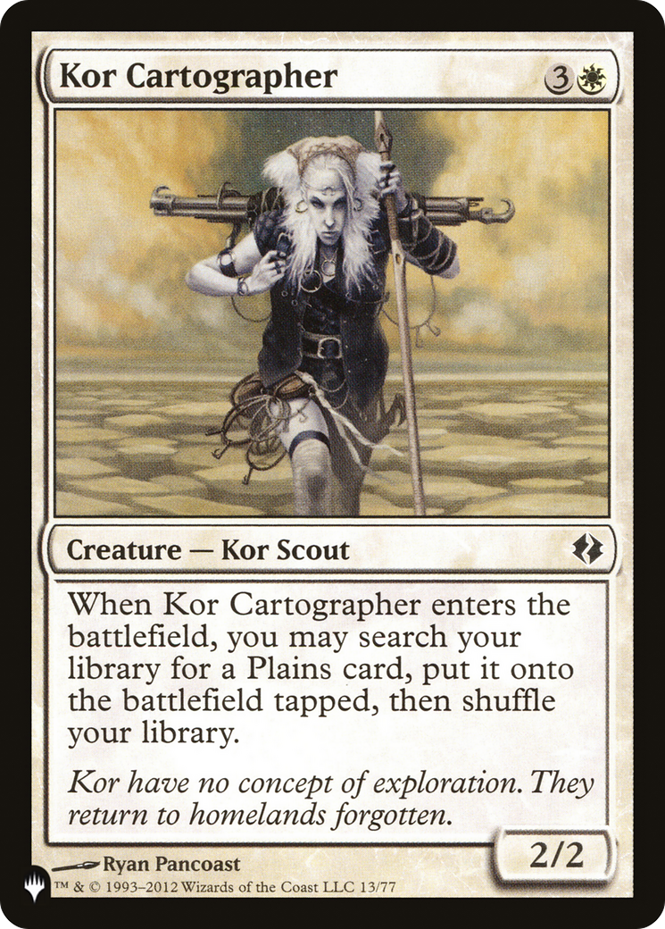 Kor Cartographer [The List Reprints] | Gate City Games LLC