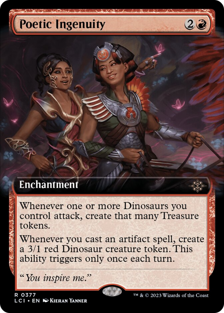 Poetic Ingenuity (Extended Art) [The Lost Caverns of Ixalan] | Gate City Games LLC