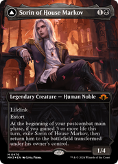 Sorin of House Markov // Sorin, Ravenous Neonate (Borderless) (Textured Foil) [Modern Horizons 3] | Gate City Games LLC