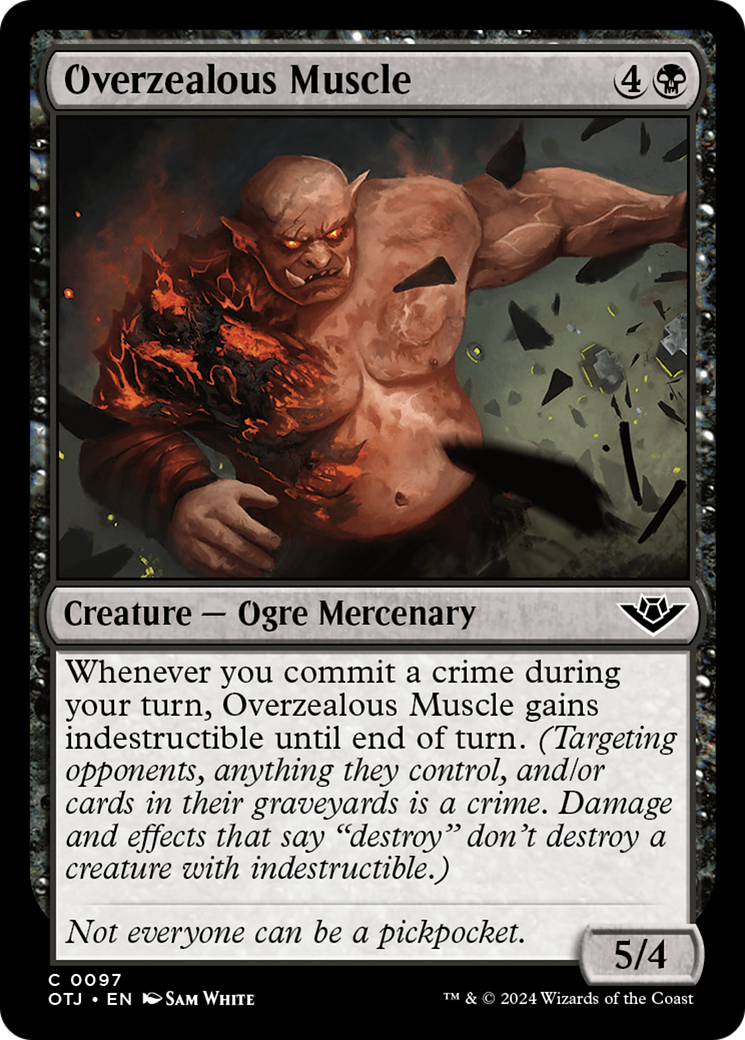 Overzealous Muscle [Outlaws of Thunder Junction] | Gate City Games LLC