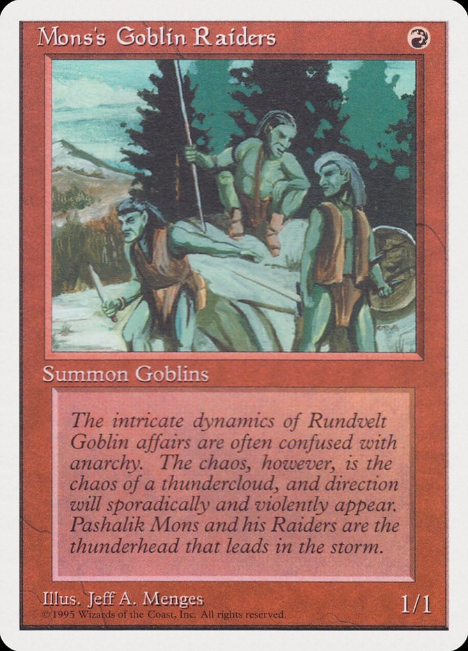 Mons's Goblin Raiders [Rivals Quick Start Set] | Gate City Games LLC