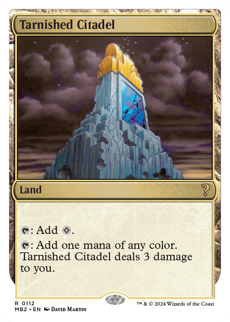 Tarnished Citadel (White Border) [Mystery Booster 2] | Gate City Games LLC