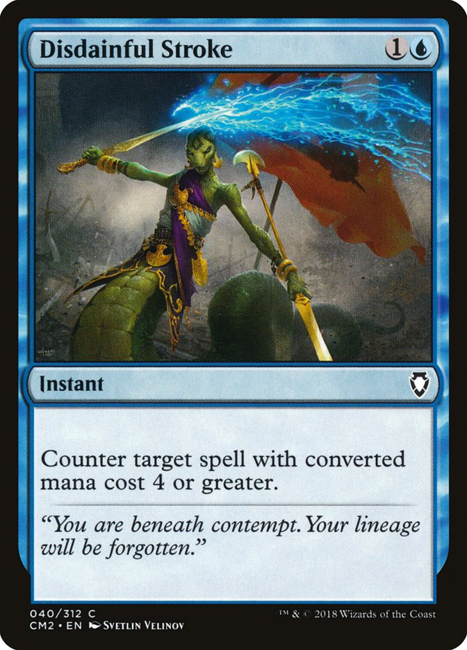 Disdainful Stroke [Commander Anthology Volume II] | Gate City Games LLC