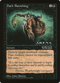 Dark Banishing (Oversized) [Oversize Cards] | Gate City Games LLC