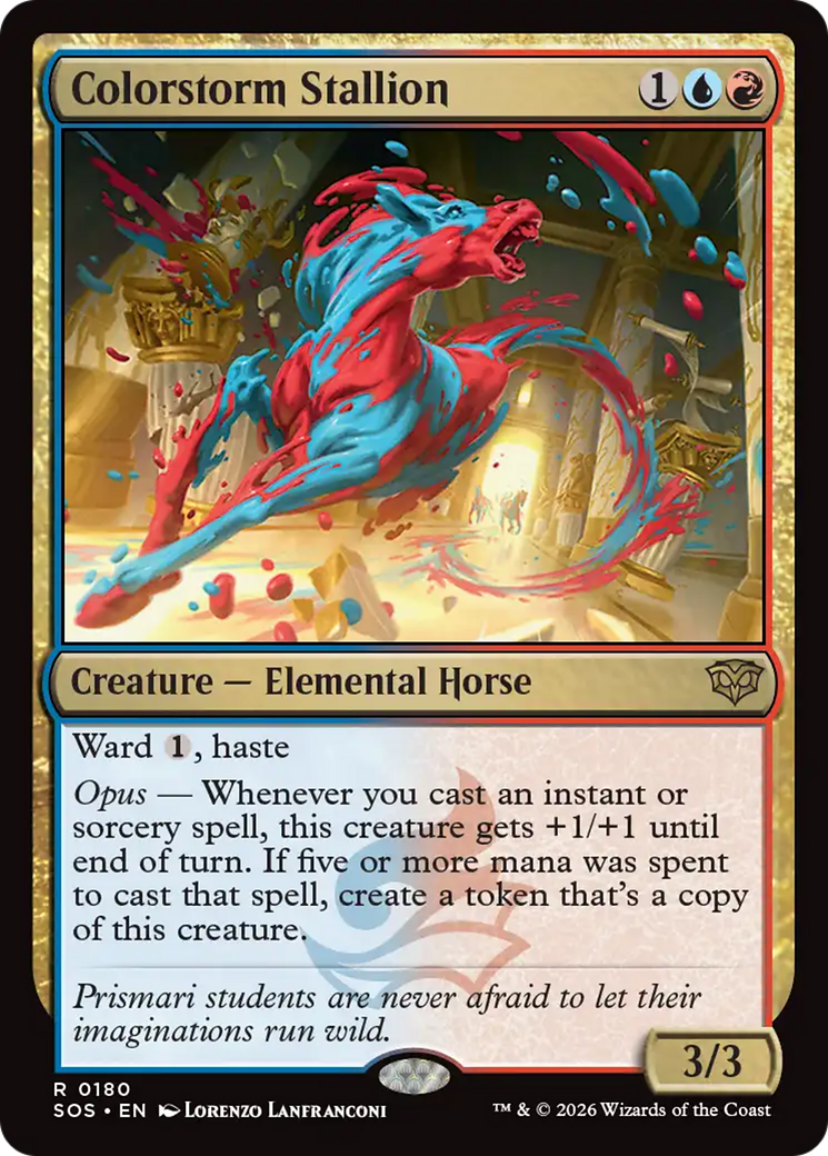 Colorstorm Stallion [Secrets of Strixhaven] | Gate City Games LLC