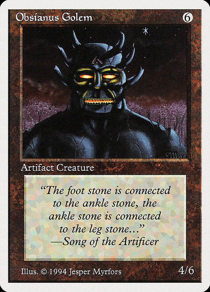 Obsianus Golem [Summer Magic / Edgar] | Gate City Games LLC