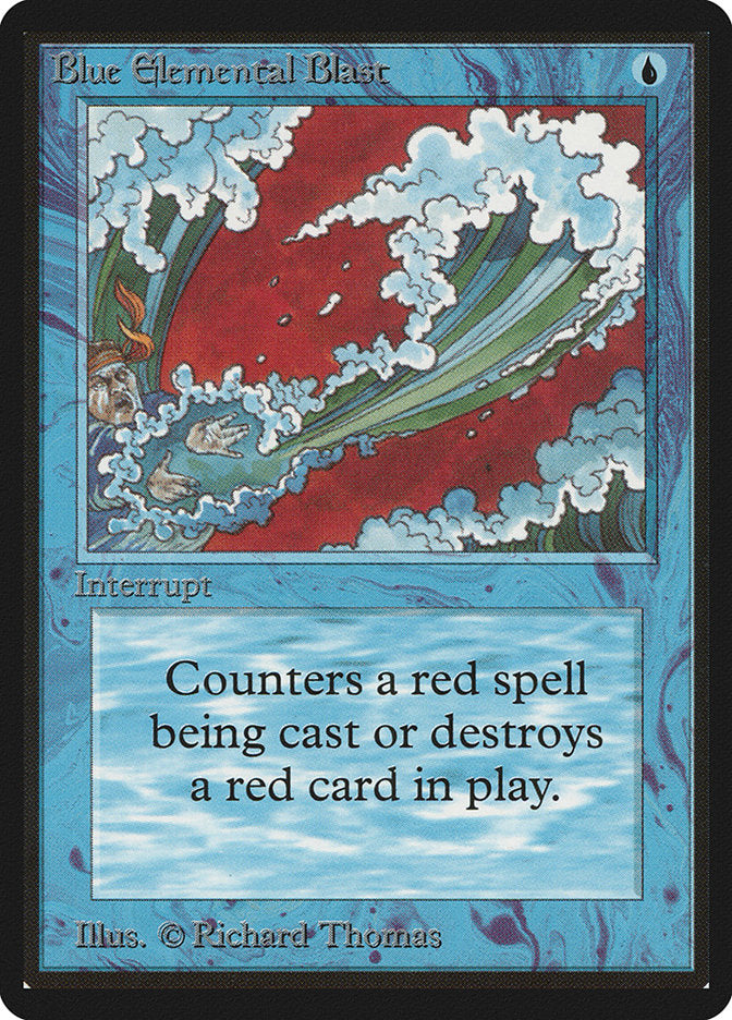 Blue Elemental Blast [Beta Edition] | Gate City Games LLC