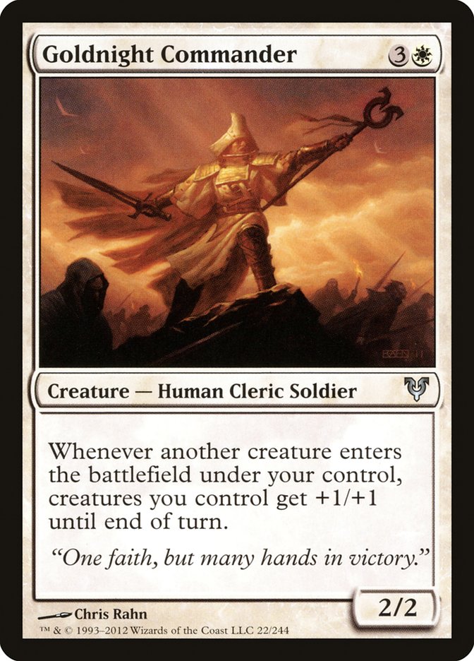 Goldnight Commander [Avacyn Restored] | Gate City Games LLC