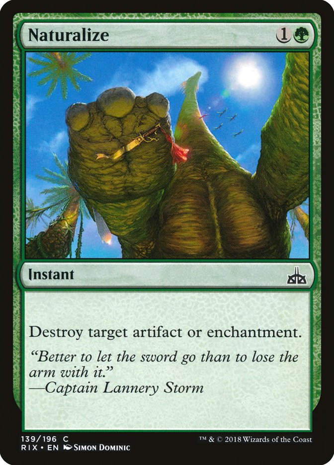 Naturalize [Rivals of Ixalan] | Gate City Games LLC