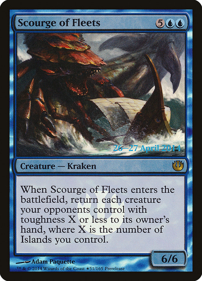Scourge of Fleets [Journey into Nyx Prerelease Promos] | Gate City Games LLC