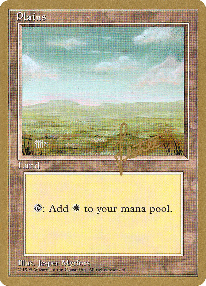 Plains (bl364) (Bertrand Lestree) [Pro Tour Collector Set] | Gate City Games LLC