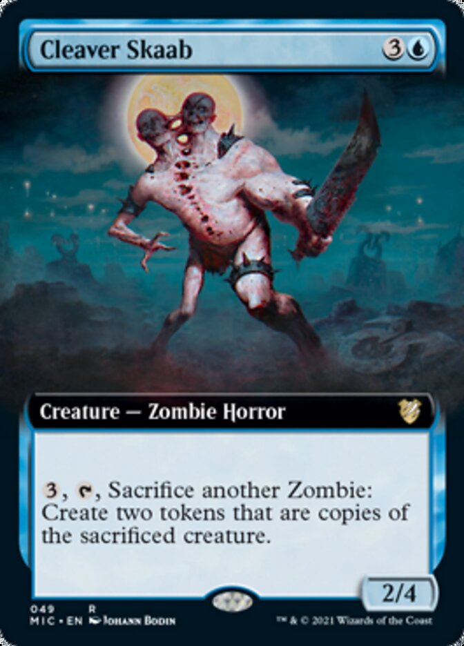 Cleaver Skaab (Extended Art) [Innistrad: Midnight Hunt Commander] | Gate City Games LLC