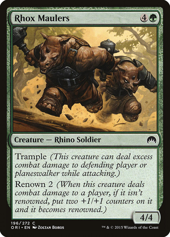 Rhox Maulers [Magic Origins] | Gate City Games LLC