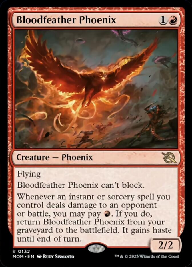 Bloodfeather Phoenix [March of the Machine] | Gate City Games LLC