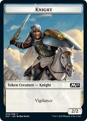 Knight // Zombie Double-Sided Token [Core Set 2021 Tokens] | Gate City Games LLC
