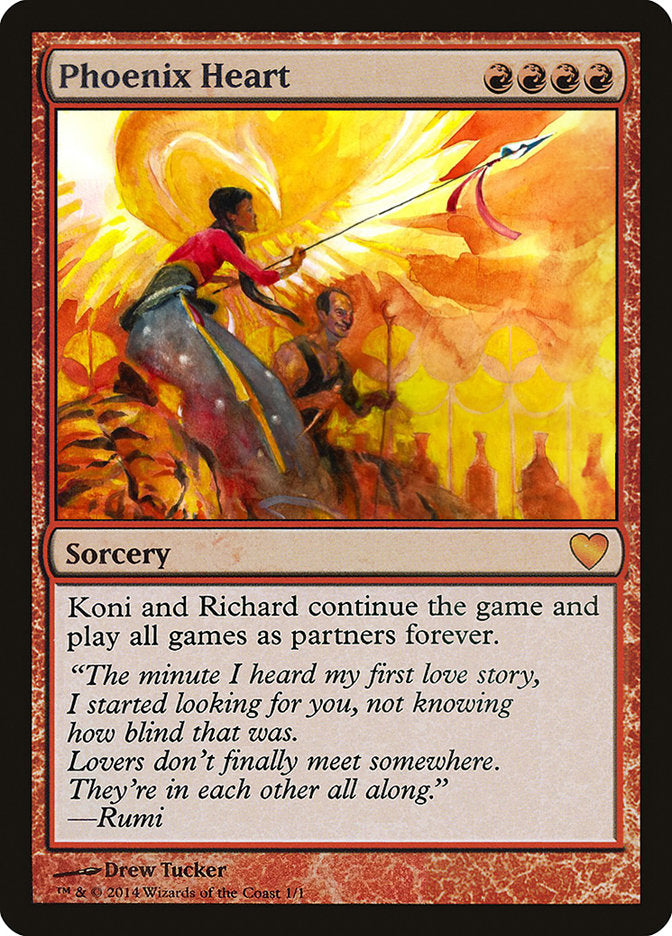 Phoenix Heart [Celebration Cards] | Gate City Games LLC