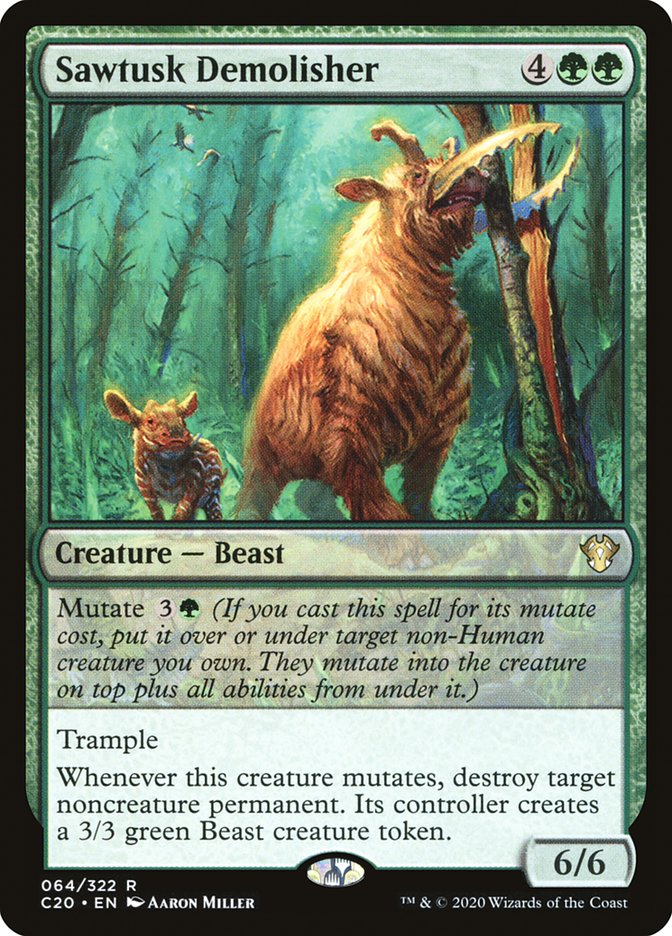 Sawtusk Demolisher [Commander 2020] | Gate City Games LLC
