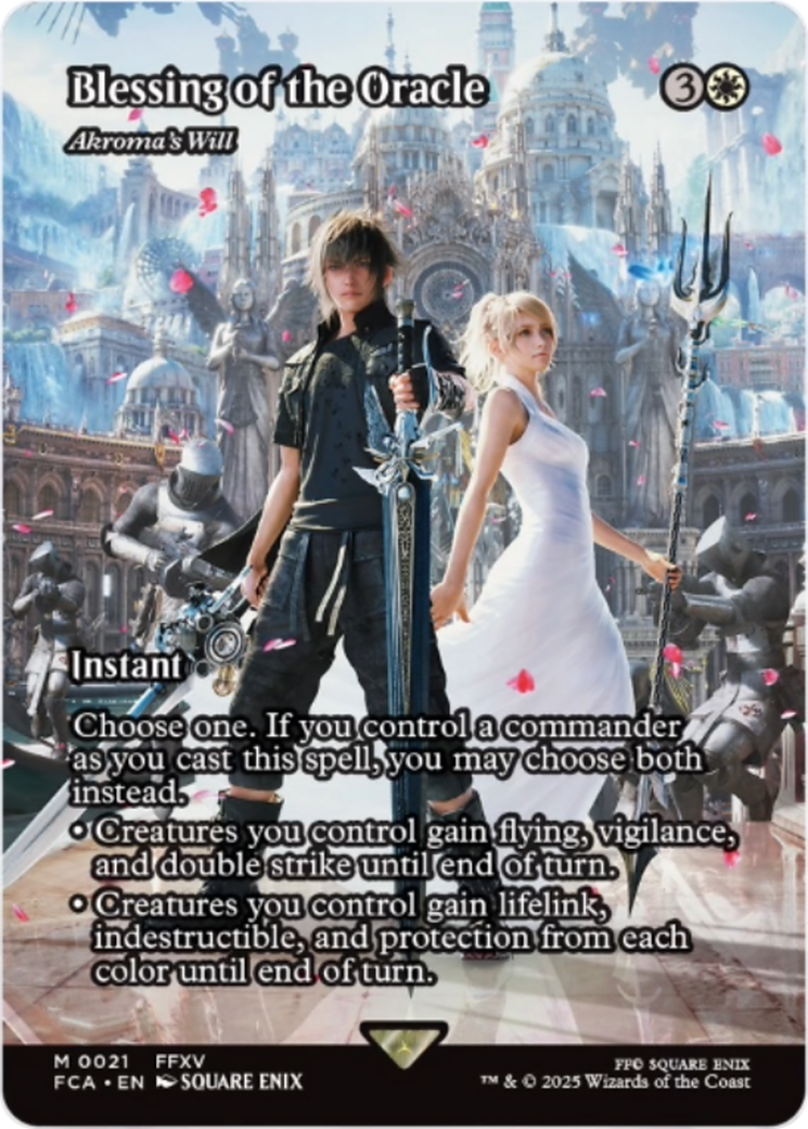 Blessing of the Oracle - Akroma's Will (Showcase) [FINAL FANTASY : Through the Ages] | Gate City Games LLC