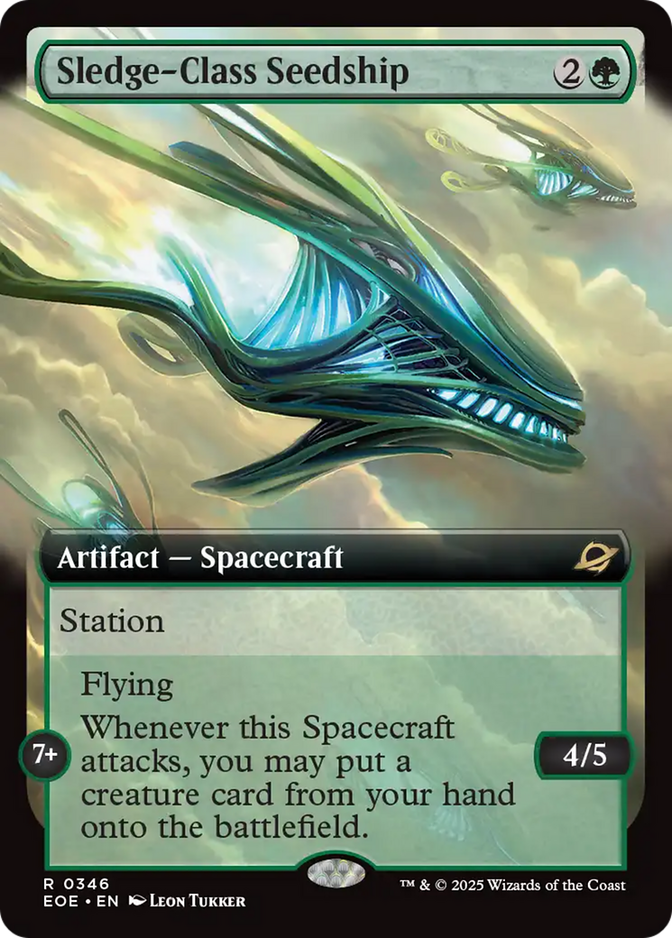 Sledge-Class Seedship (Extended Art) [Edge of Eternities] | Gate City Games LLC