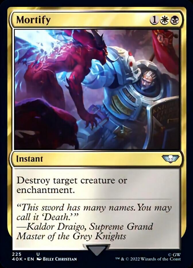 Mortify (Surge Foil) [Warhammer 40,000] | Gate City Games LLC