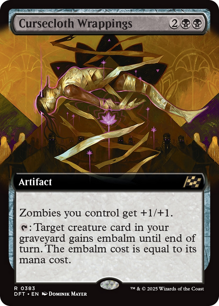 Cursecloth Wrappings (Extended Art) [Aetherdrift] | Gate City Games LLC