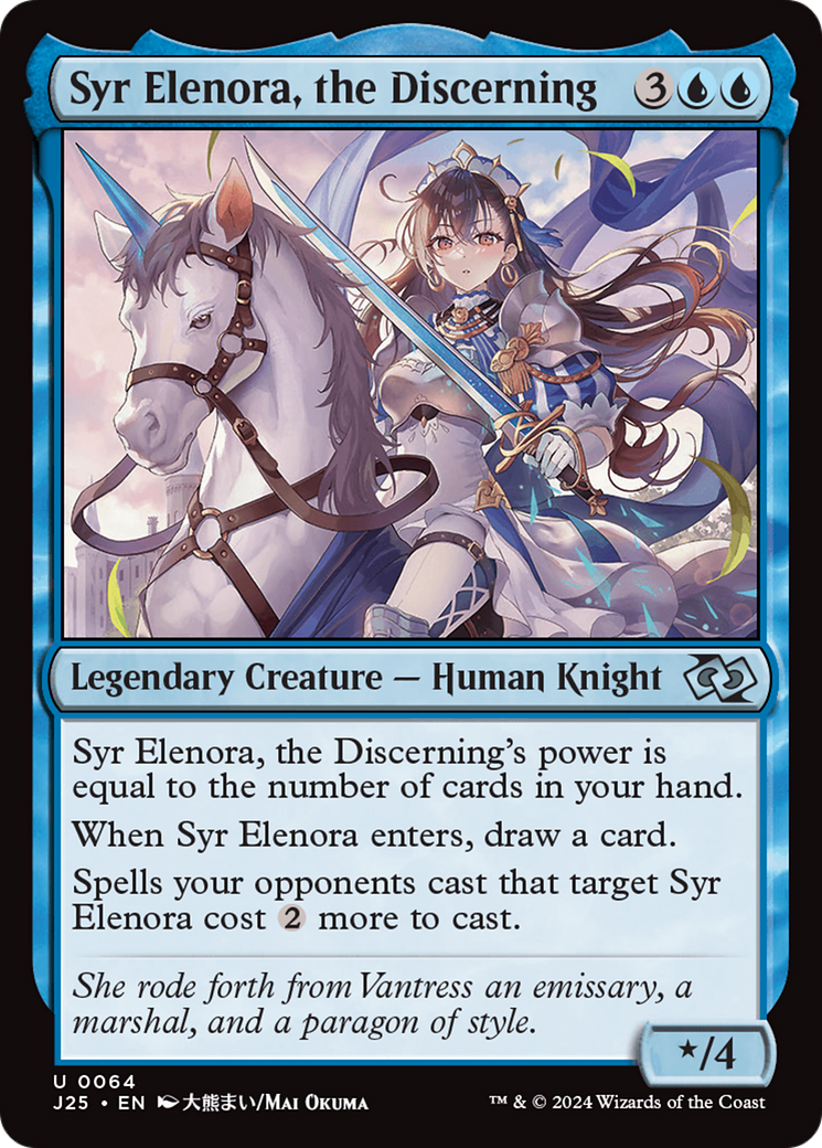 Syr Elenora, the Discerning (Anime) [Foundations Jumpstart] | Gate City Games LLC