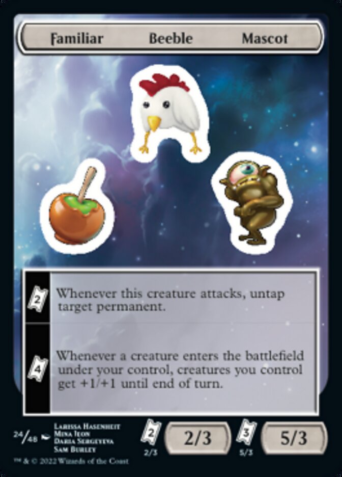 Familiar Beeble Mascot [Unfinity Stickers] | Gate City Games LLC