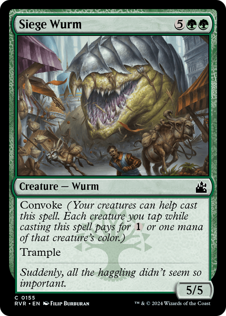 Siege Wurm [Ravnica Remastered] | Gate City Games LLC