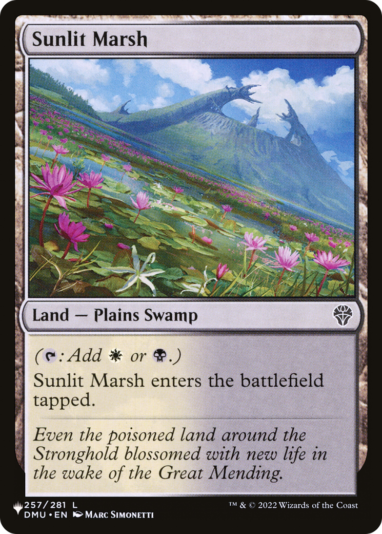 Sunlit Marsh [The List Reprints] | Gate City Games LLC