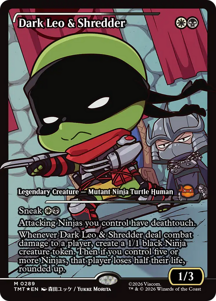 Dark Leo & Shredder (Showcase) [Teenage Mutant Ninja Turtles] | Gate City Games LLC