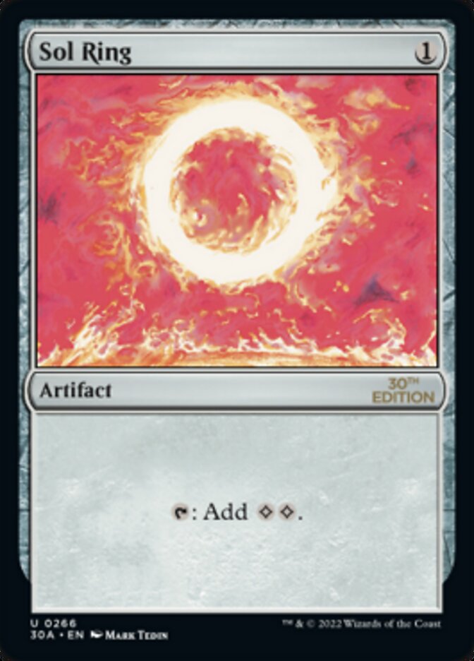 Sol Ring (266) [30th Anniversary Edition] | Gate City Games LLC