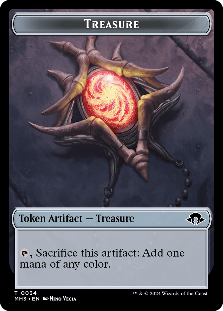 Servo // Treasure Double-Sided Token [Modern Horizons 3 Tokens] | Gate City Games LLC