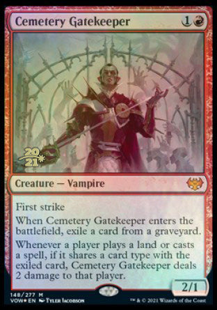 Cemetery Gatekeeper [Innistrad: Crimson Vow Prerelease Promos] | Gate City Games LLC