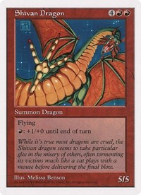 Shivan Dragon (Oversized) [Oversize Cards] | Gate City Games LLC