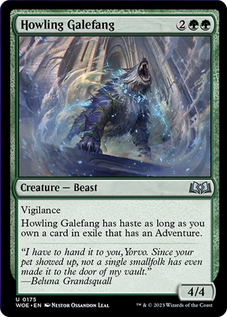 Howling Galefang [Wilds of Eldraine] | Gate City Games LLC