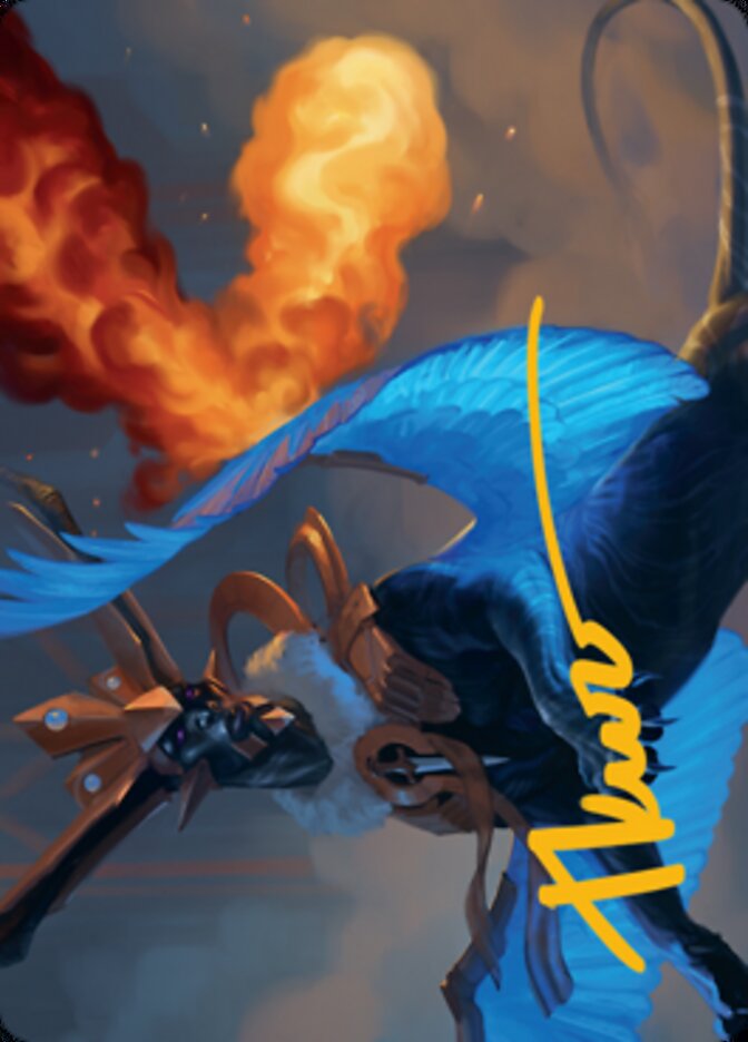 Disdainful Stroke Art Card (Gold-Stamped Signature) [Streets of New Capenna Art Series] | Gate City Games LLC
