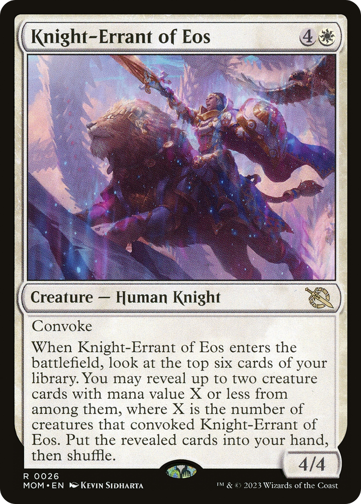 Knight-Errant of Eos [March of the Machine] | Gate City Games LLC