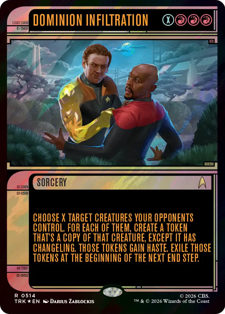 Dominion Infiltration (Showcase) (Surge Foil) [Star Trek] | Gate City Games LLC