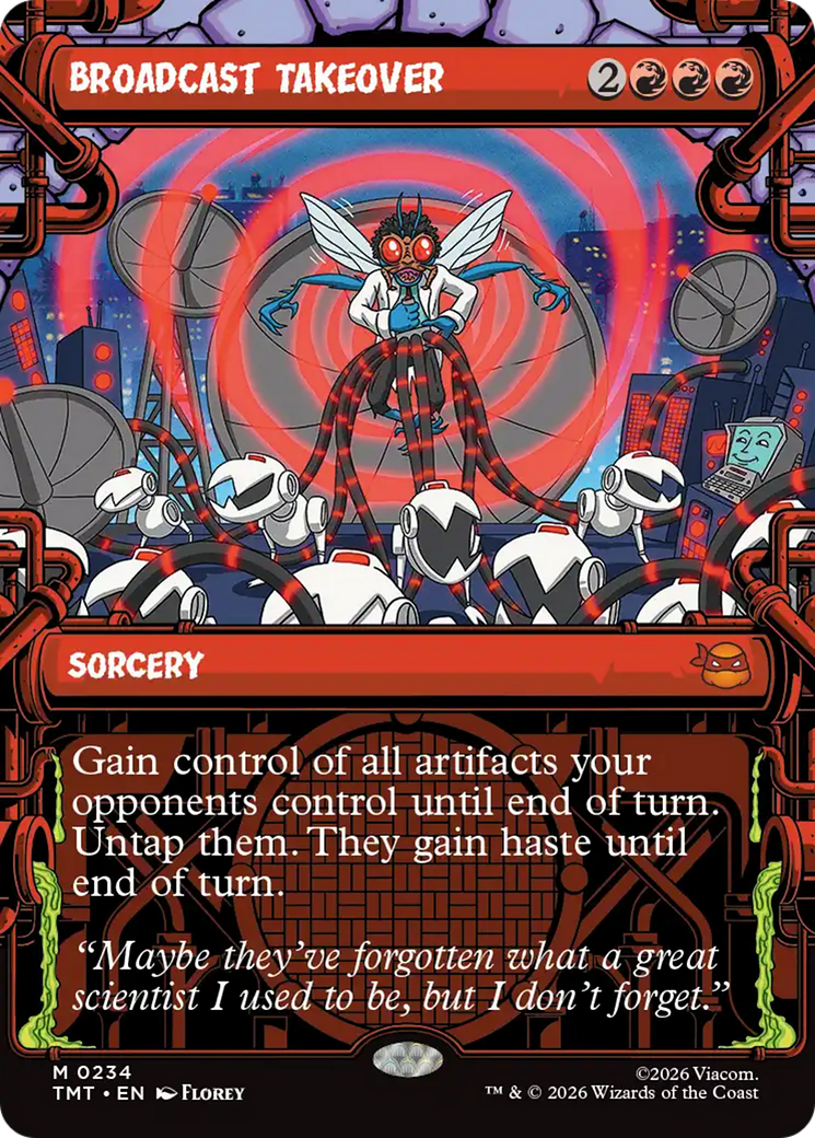 Broadcast Takeover (Showcase) [Teenage Mutant Ninja Turtles] | Gate City Games LLC