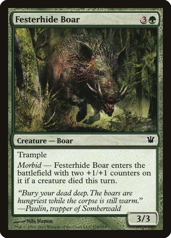 Festerhide Boar [Innistrad] | Gate City Games LLC