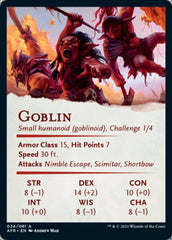 Goblin Art Card [Dungeons & Dragons: Adventures in the Forgotten Realms Art Series] | Gate City Games LLC